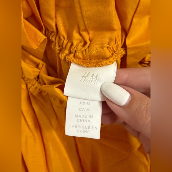 H&M Bright Yellow Ruffled Dress - Picture 2 of 4